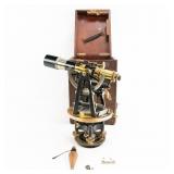 Antique Saegmuller Brass Mining Transit