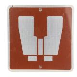 24" Wildlife Viewing Binocular Forestry Sign