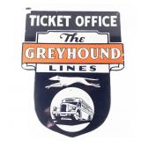 The Greyhound Lines Ticket DSP Advertising Sign