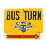 San Diego Transit System Bus SSP Advertising Sign