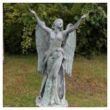 Bronze Standing Angel Yard Art Statue