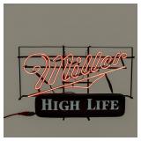 Vintage Miller High Life  Beer Neon Sign