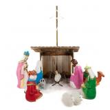 Blow Mold Nativity Scene