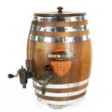 Richardson Liberty Root Beer Oak Barrel Dispenser