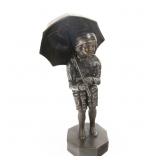 Chiparus-Style "The Child with an Umbrella" Statue