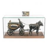 Marshall Fleming Folk Art Horse Drawn Hearse