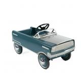 Restored Vintage Steel Pedal Car / Blue and Silver
