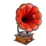 Pathe Disc Horn Phonograph