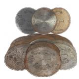 15 Regina Music Box Discs 15.5" Diameter