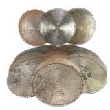 15 Regina Music Box Discs 15.5" Diameter