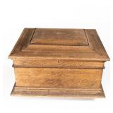 15 1/2 in Regina Music Box Oak Case Only