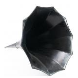 Ten Panel Sheet Metal Phonograph Horn.