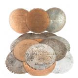 15 Regina Music Box Discs 15.5" Diameter