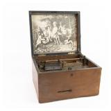 Small Symphonion Disc Music Box For Parts