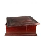Large Mahogany Disc Music Box Case