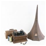 Edison Standard Model E w/Horn