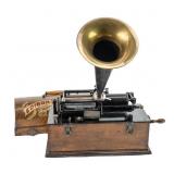 Early Edison #717 4 Latch Home Cylinder Phonograph