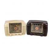 Crosley 667A & 66TW Wooden Table Radios (2)