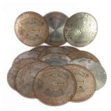 15 Regina Music Box Discs 15.5" Diameter