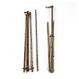 2 Incomplete Horn Crane Floor Stands