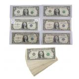 (41)2003 $1 Dollar STAR FRN 1935 $1 Silver Certs +