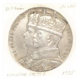 1935 Stet Fortuna Domus 85g Sterling Silver Medal
