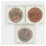 1969 California Bicentennial Proof Silver &Bronze+