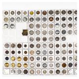 (110)Assorted Papal Vatican European Tokens Medals