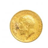 1911 UK George V 22ct Sovereign Gold Coin