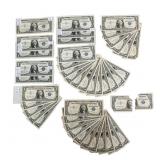 (43) 1957 $1 Dollar Silver Certificate Bills
