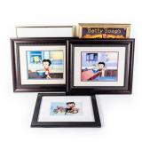 (5) Betty Boop Framed Serigraph Cels