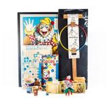 (7) Vintage Clown Toys & Memorabilia
