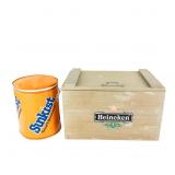 (2) Coolers, Heineken and Sun Kissed