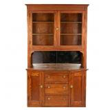 2 Door Chicago Bungalow Pine Hutch