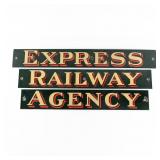 Express Railway Agency Sign