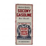 60" Socony Motor Gasoline SSP Advertising Sign