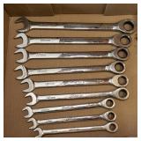 Snap-On Flank Drive Ratcheting Wrench Set (9)