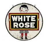 48" White Rose Canadian Oil DSP Advertising Sign