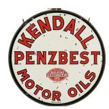 36" Kendall Motor Oil DSP Advertising Sign