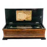 Swiss Cylinder Music Box-Sublime Harmonie