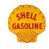 25" Shell Gasoline DSP Advertising Sign