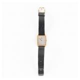 Seiko Gold Tone Rectangular Tank Watch 5P30-5039