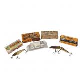 (5) Lohman Duck Call & 4 Vintage Fishing Lures
