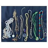 Costume Necklaces and Art Glass