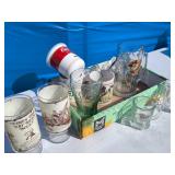 A&W Mugs, Coca-Cola Glasses, plus