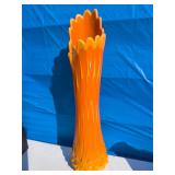 24' Tall Retro Orange Vase