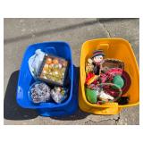 2 Totes of Christmas, includes totes