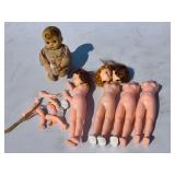 Dolls, includes windup doll