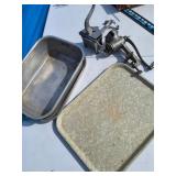 Meat Grinder, Press, Trayers & Pan