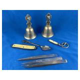 Bella, pocket knives, tweezers